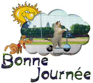 Gif animé bonne journée